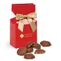 Pecan Turtles in Red Gift Box